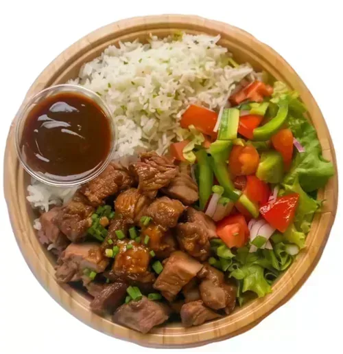 Poutine or rice bowl